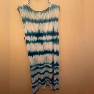 Chico's Blue and White Patterned Dress Size 4